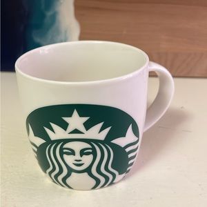 Starbucks 2017 Classic White Green Mermaid Logo Coffee/Soup Mug